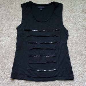 Banana republic tank with sequin detail